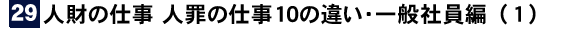 社員教育読本「人財の仕事 人罪の仕事１０の違い・一般社員編(1)」