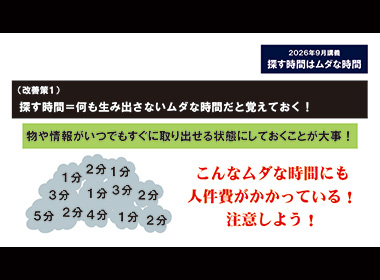探す時間はムダな時間
