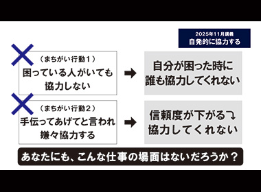自発的に協力する